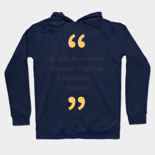 philosophy quotes Hoodie by CreationsByAme